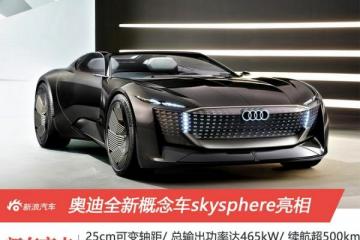 顛覆想象奧迪全新純電動(dòng)概念車(chē)skysphere正式亮相